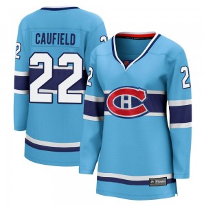 Women's Fanatics Branded Montreal Canadiens Cole Caufield Light Blue Special Edition 2.0 Jersey - Breakaway