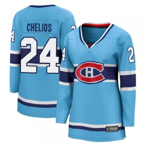 Women's Fanatics Branded Montreal Canadiens Chris Chelios Light Blue Special Edition 2.0 Jersey - Breakaway