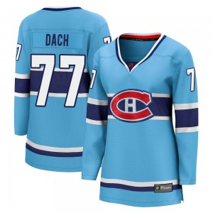 Women's Fanatics Branded Montreal Canadiens Kirby Dach Light Blue Special Edition 2.0 Jersey - Breakaway