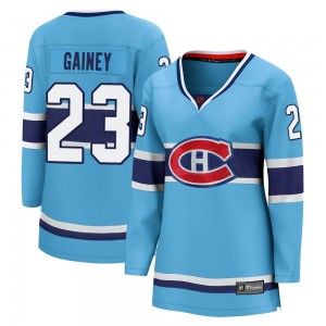 Women's Fanatics Branded Montreal Canadiens Bob Gainey Light Blue Special Edition 2.0 Jersey - Breakaway