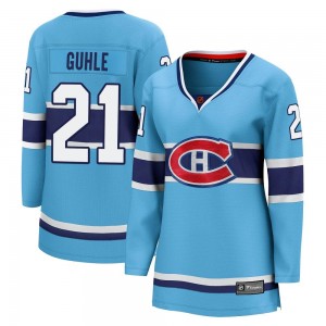 Women's Fanatics Branded Montreal Canadiens Kaiden Guhle Light Blue Special Edition 2.0 Jersey - Breakaway