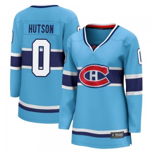 Women's Fanatics Branded Montreal Canadiens Lane Hutson Light Blue Special Edition 2.0 Jersey - Breakaway