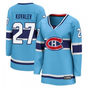 Women's Fanatics Branded Montreal Canadiens Alexei Kovalev Light Blue Special Edition 2.0 Jersey - Breakaway