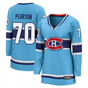 Women's Fanatics Branded Montreal Canadiens Tanner Pearson Light Blue Special Edition 2.0 Jersey - Breakaway