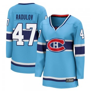 Women's Fanatics Branded Montreal Canadiens Alexander Radulov Light Blue Special Edition 2.0 Jersey - Breakaway