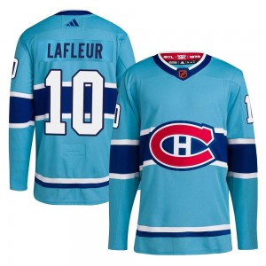 Men's Adidas Montreal Canadiens Guy Lafleur Light Blue Reverse Retro 2.0 Jersey - Authentic
