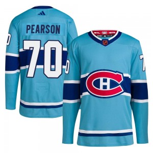 Men's Adidas Montreal Canadiens Tanner Pearson Light Blue Reverse Retro 2.0 Jersey - Authentic