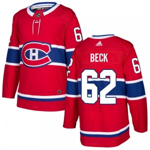 Youth Adidas Montreal Canadiens Owen Beck Red Home Jersey - Authentic