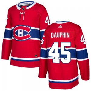Youth Adidas Montreal Canadiens Laurent Dauphin Red Home Jersey - Authentic