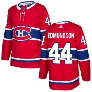 Youth Adidas Montreal Canadiens Joel Edmundson Red Home Jersey - Authentic