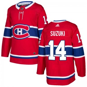 Youth Adidas Montreal Canadiens Nick Suzuki Red Home Jersey - Authentic