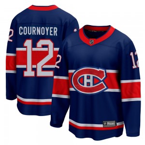 Youth Fanatics Branded Montreal Canadiens Yvan Cournoyer Blue 2020/21 Special Edition Jersey - Breakaway