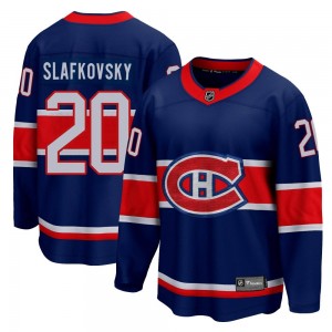 Youth Fanatics Branded Montreal Canadiens Juraj Slafkovsky Blue 2020/21 Special Edition Jersey - Breakaway