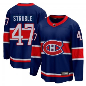 Youth Fanatics Branded Montreal Canadiens Jayden Struble Blue 2020/21 Special Edition Jersey - Breakaway