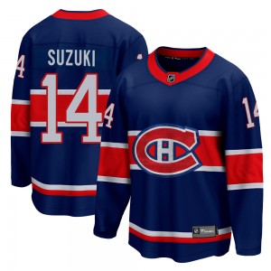 Youth Fanatics Branded Montreal Canadiens Nick Suzuki Blue 2020/21 Special Edition Jersey - Breakaway