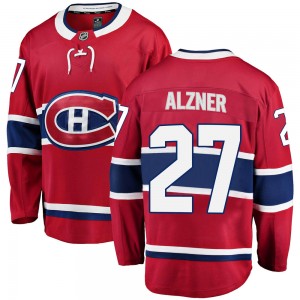 Youth Fanatics Branded Montreal Canadiens Karl Alzner Red ized Home Jersey - Breakaway