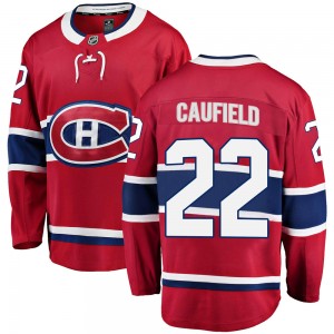 Youth Fanatics Branded Montreal Canadiens Cole Caufield Red Home Jersey - Breakaway