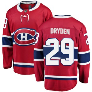 Youth Fanatics Branded Montreal Canadiens Ken Dryden Red Home Jersey - Breakaway
