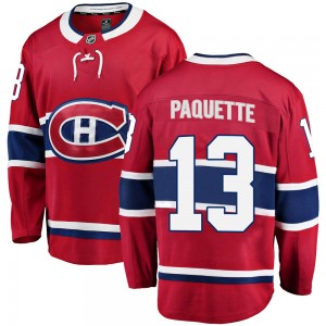 Youth Fanatics Branded Montreal Canadiens Cedric Paquette Red Home Jersey - Breakaway