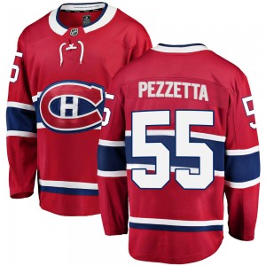 Youth Fanatics Branded Montreal Canadiens Michael Pezzetta Red Home Jersey - Breakaway