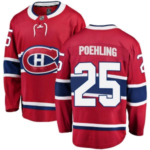 Youth Fanatics Branded Montreal Canadiens Ryan Poehling Red Home Jersey - Breakaway