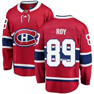 Youth Fanatics Branded Montreal Canadiens Joshua Roy Red Home Jersey - Breakaway