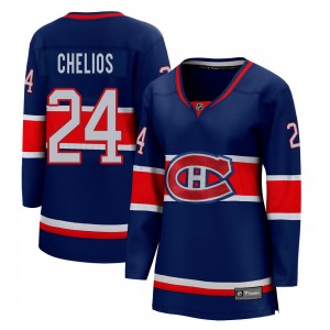 Women's Fanatics Branded Montreal Canadiens Chris Chelios Blue 2020/21 Special Edition Jersey - Breakaway