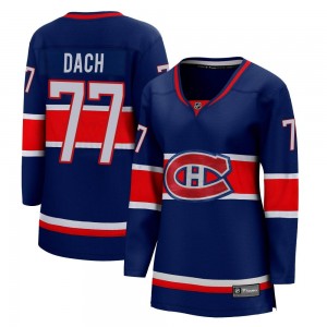Women's Fanatics Branded Montreal Canadiens Kirby Dach Blue 2020/21 Special Edition Jersey - Breakaway