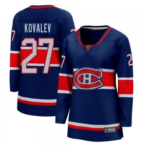 Women's Fanatics Branded Montreal Canadiens Alexei Kovalev Blue 2020/21 Special Edition Jersey - Breakaway
