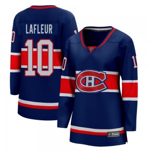 Women's Fanatics Branded Montreal Canadiens Guy Lafleur Blue 2020/21 Special Edition Jersey - Breakaway