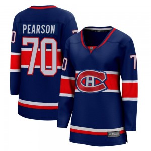 Women's Fanatics Branded Montreal Canadiens Tanner Pearson Blue 2020/21 Special Edition Jersey - Breakaway