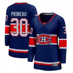 Women's Fanatics Branded Montreal Canadiens Cayden Primeau Blue 2020/21 Special Edition Jersey - Breakaway