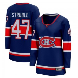 Women's Fanatics Branded Montreal Canadiens Jayden Struble Blue 2020/21 Special Edition Jersey - Breakaway