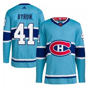 Youth Adidas Montreal Canadiens Paul Byron Light Blue Reverse Retro 2.0 Jersey - Authentic