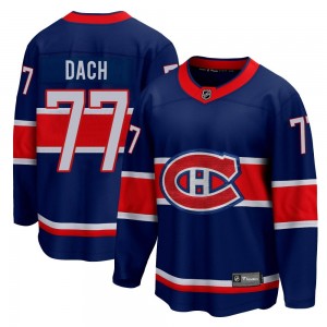 Men's Fanatics Branded Montreal Canadiens Kirby Dach Blue 2020/21 Special Edition Jersey - Breakaway