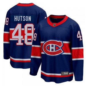 Men's Fanatics Branded Montreal Canadiens Lane Hutson Blue 2020/21 Special Edition Jersey - Breakaway