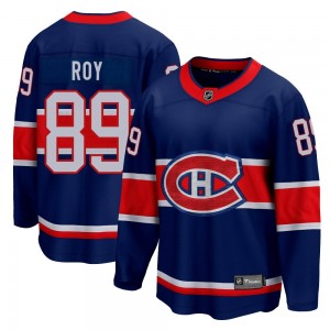 Men's Fanatics Branded Montreal Canadiens Joshua Roy Blue 2020/21 Special Edition Jersey - Breakaway