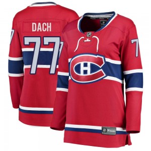 Women's Fanatics Branded Montreal Canadiens Kirby Dach Red Home Jersey - Breakaway