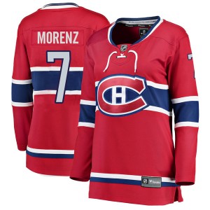Women's Fanatics Branded Montreal Canadiens Howie Morenz Red Home Jersey - Breakaway
