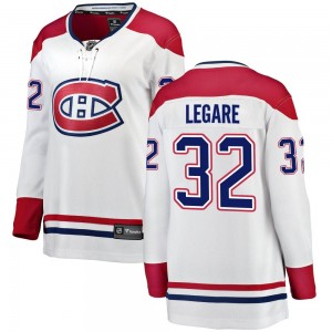 Women's Fanatics Branded Montreal Canadiens Nathan Legare White Away Jersey - Breakaway