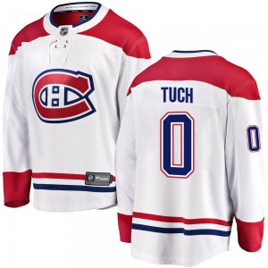 Youth Fanatics Branded Montreal Canadiens Luke Tuch White Away Jersey - Breakaway