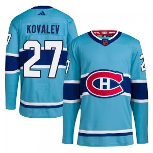 Men's Adidas Montreal Canadiens Alexei Kovalev Light Blue Reverse Retro 2.0 Jersey - Authentic