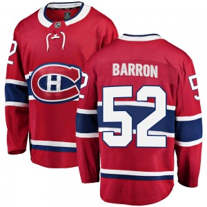 Youth Fanatics Branded Montreal Canadiens Justin Barron Red Home Jersey - Breakaway