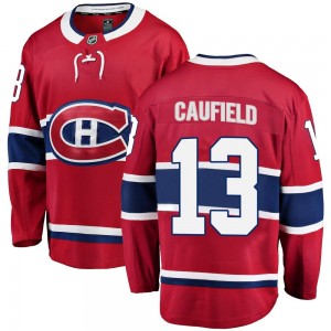 Youth Fanatics Branded Montreal Canadiens Cole Caufield Red Home Jersey - Breakaway