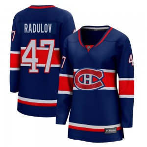 Women's Fanatics Branded Montreal Canadiens Alexander Radulov Blue 2020/21 Special Edition Jersey - Breakaway