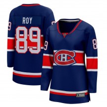 Women's Fanatics Branded Montreal Canadiens Joshua Roy Blue 2020/21 Special Edition Jersey - Breakaway