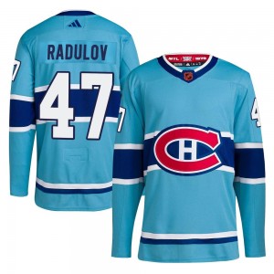 Youth Adidas Montreal Canadiens Alexander Radulov Light Blue Reverse Retro 2.0 Jersey - Authentic
