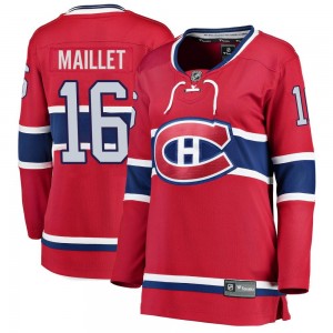 Women's Fanatics Branded Montreal Canadiens Philippe Maillet Red Home Jersey - Breakaway